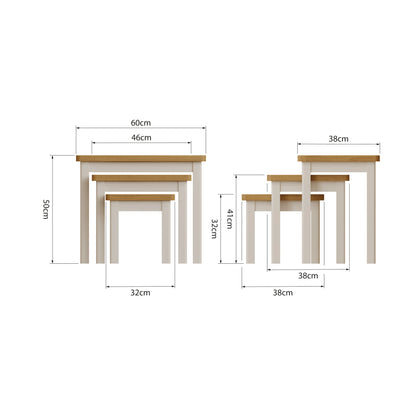 Dover Nest of 3 Tables