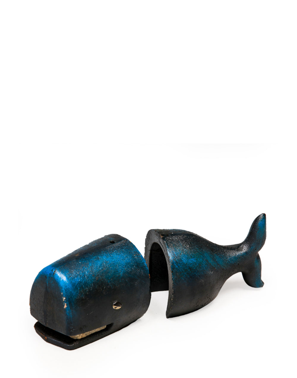 Cast Iron Antiqued Whale Bookends