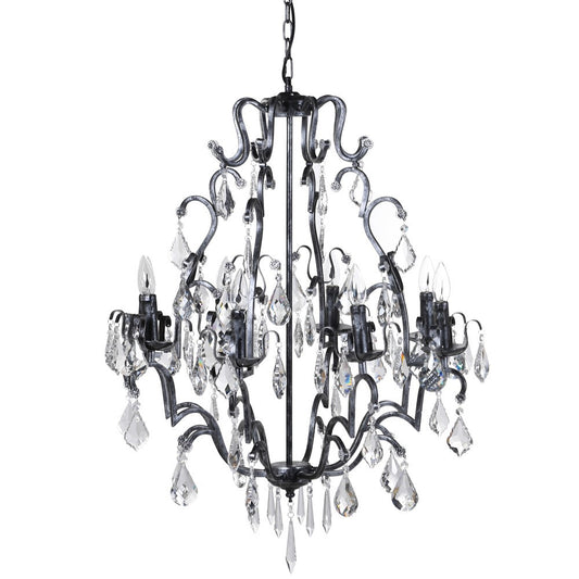Dark Chandelier with Droplets