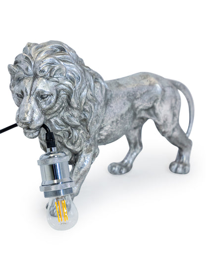 Prowling Lion Table Lamp