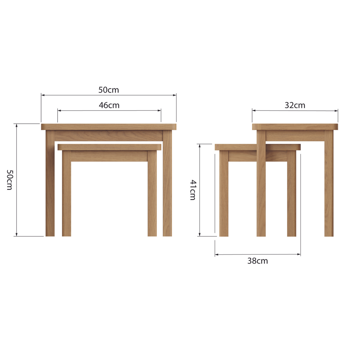 Rutherford Nest of 2 Tables