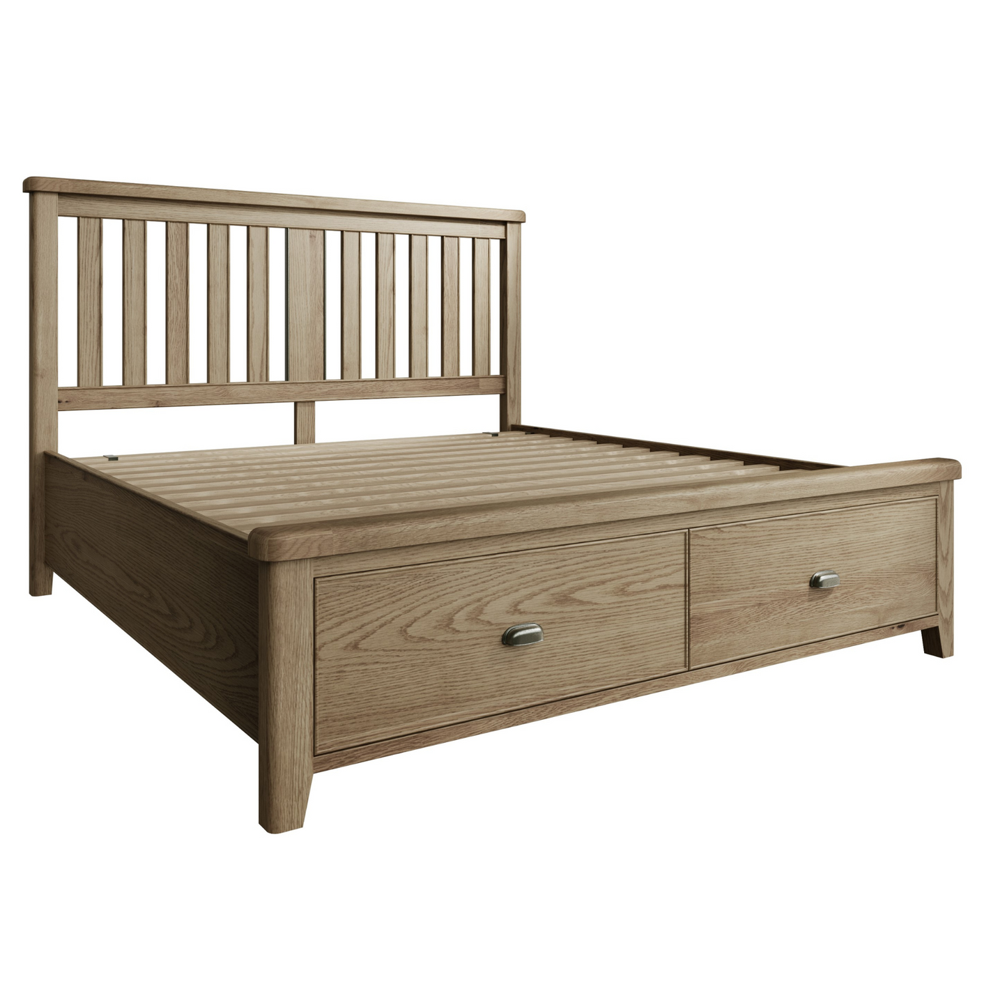 Horner Wooden Headboard with Drawer Base Beds
