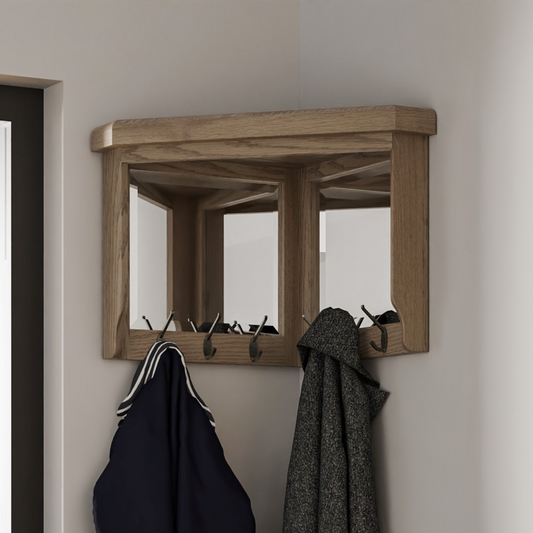 Horner Corner Wall Coat Rack