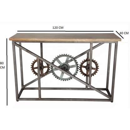 Eastwood Wheel Console Table