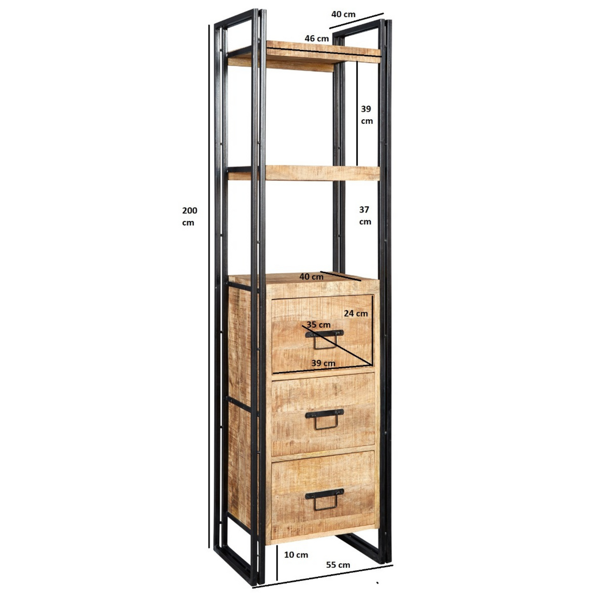 Collington Slim Bookcase