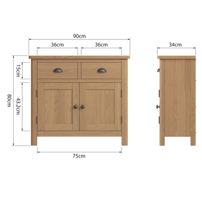 Rutherford 2 Drawer Sideboard