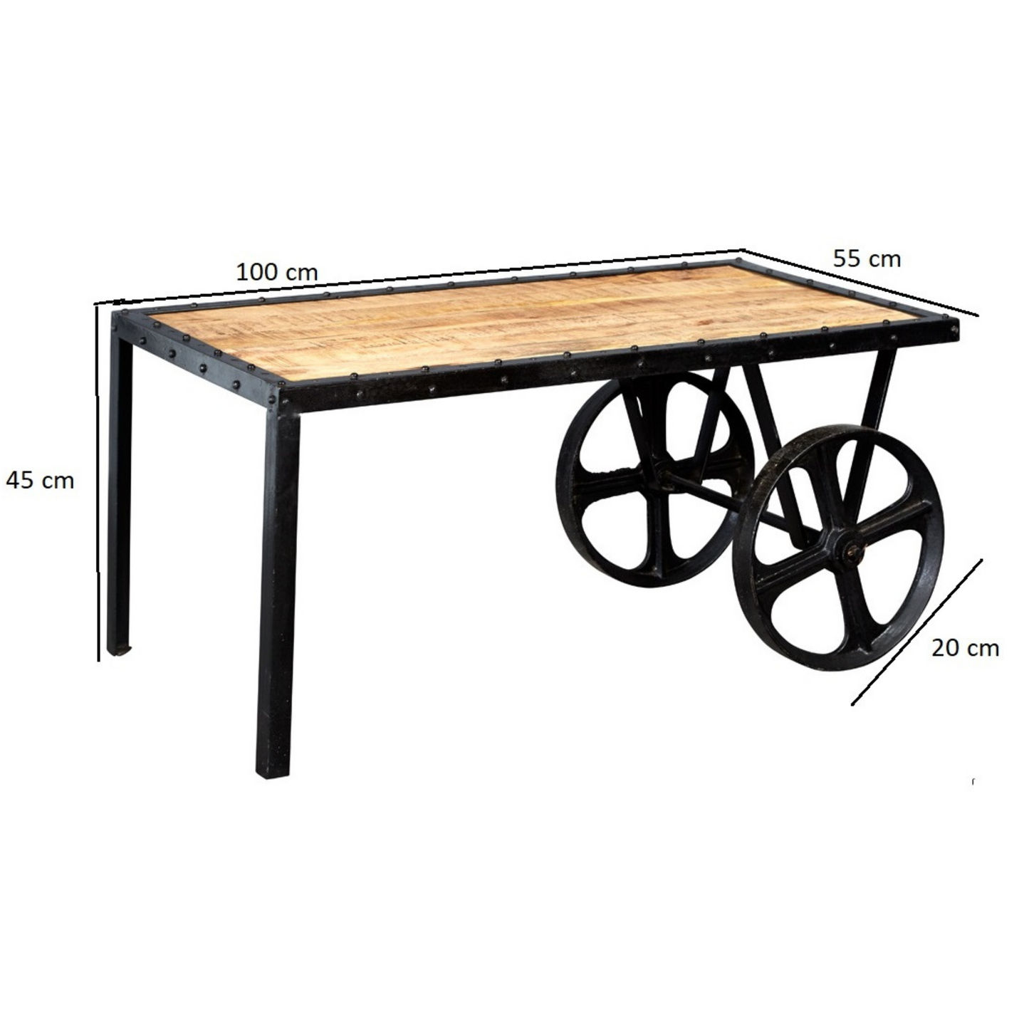 Collington Cart Coffee Table