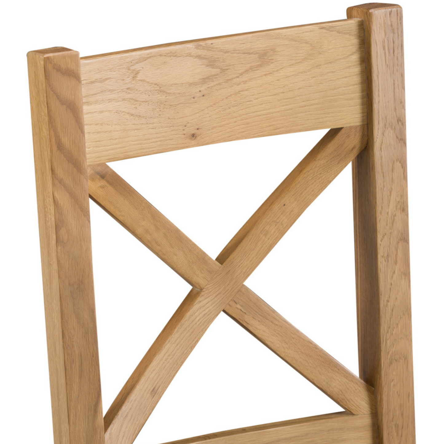 Oakham Cross Solid Seat Dining Chair