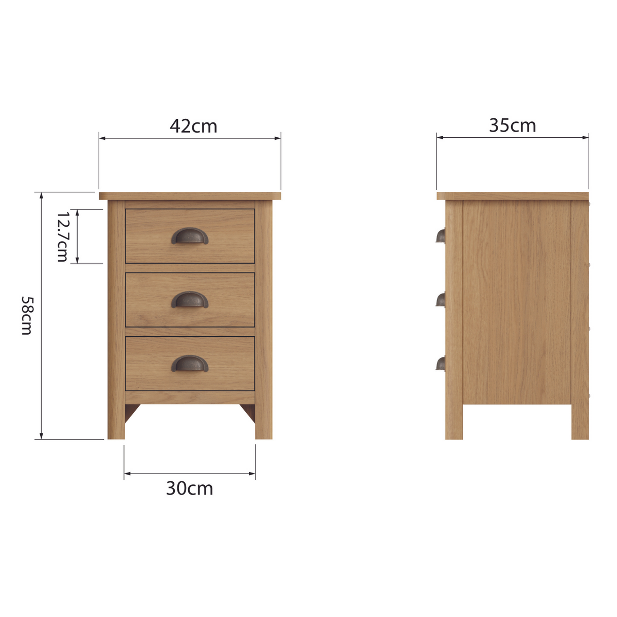 Rutherford Large Bedside