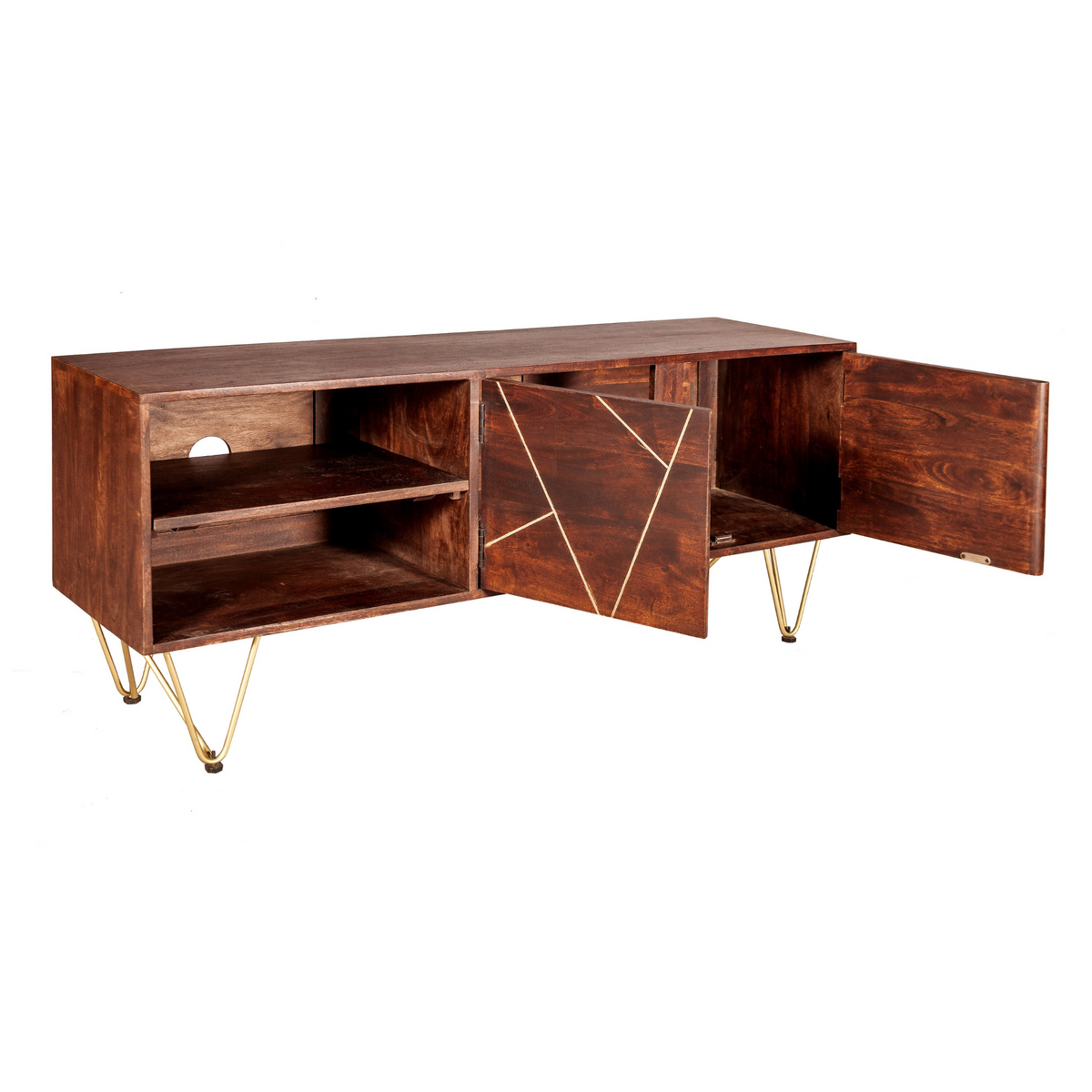 Abstract Large TV Unit
