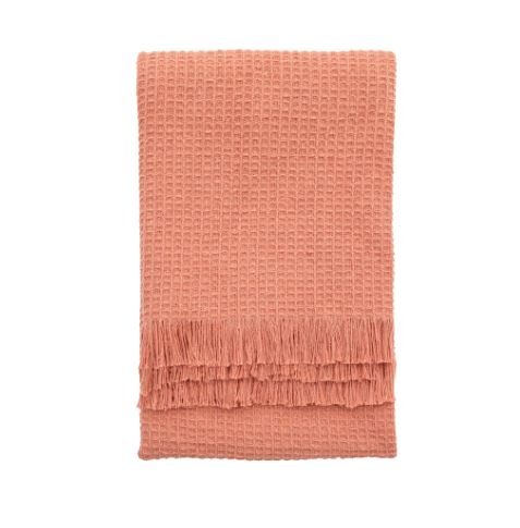 Arkose Blush Waffle Throw