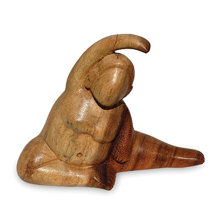 LARGE YOGA LADY SEATED SIDE BEND  POSE 15CM