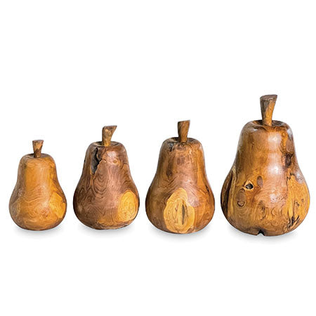 Root pear set of 4