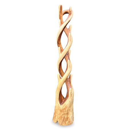 Twisted Double Coat Stand
