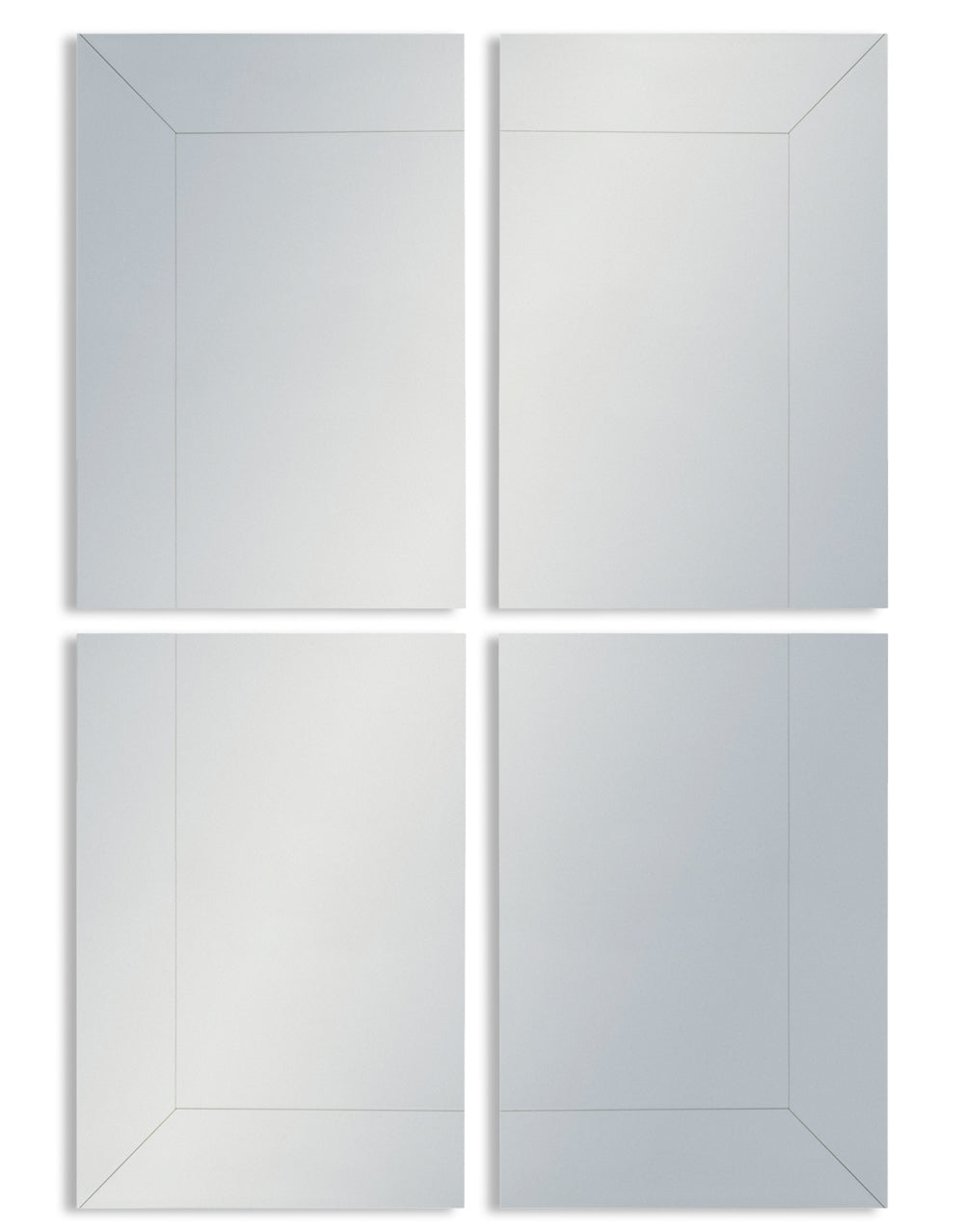 Extra Large 4pc Venetian Corner Panel Mirror (2xA & 2xB)