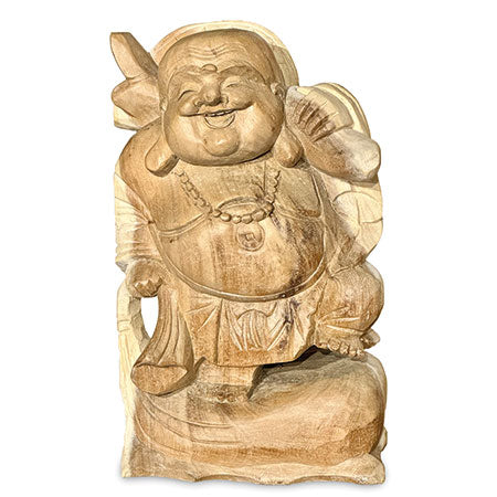 LAUGHING BUDDHA SCULPTURE 40CM
