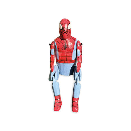 SPIDERMAN WOODEN PUPPET SMALL 26cm