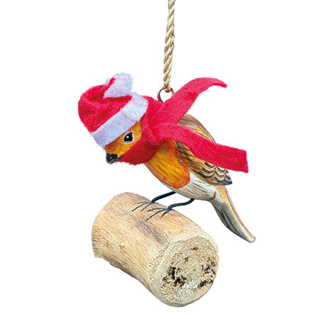 HANGING DECORATION SANTA ROBIN
