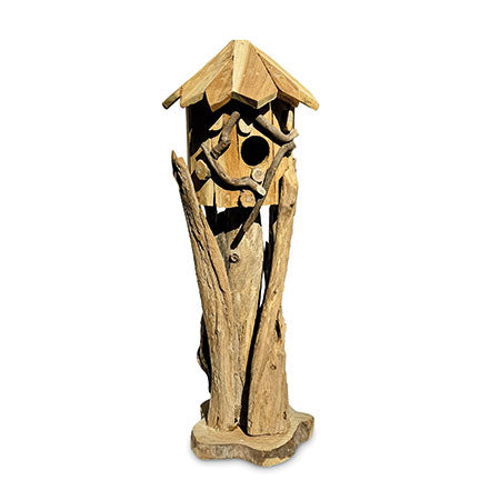 Mini Java Bird House on Stand 100 cm