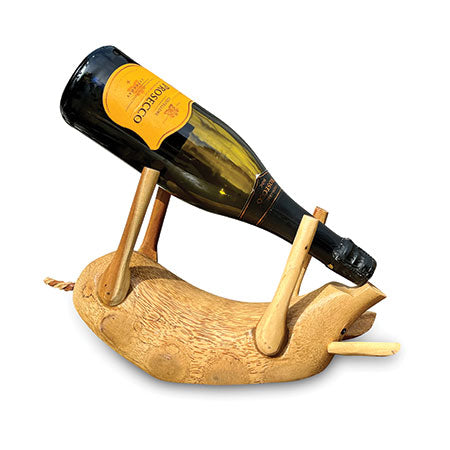 DRUNKEN PIG BOTTLE HOLDER NATURAL COLOUR