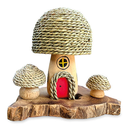 THE MUSHROOM COTTAGE 15cm H