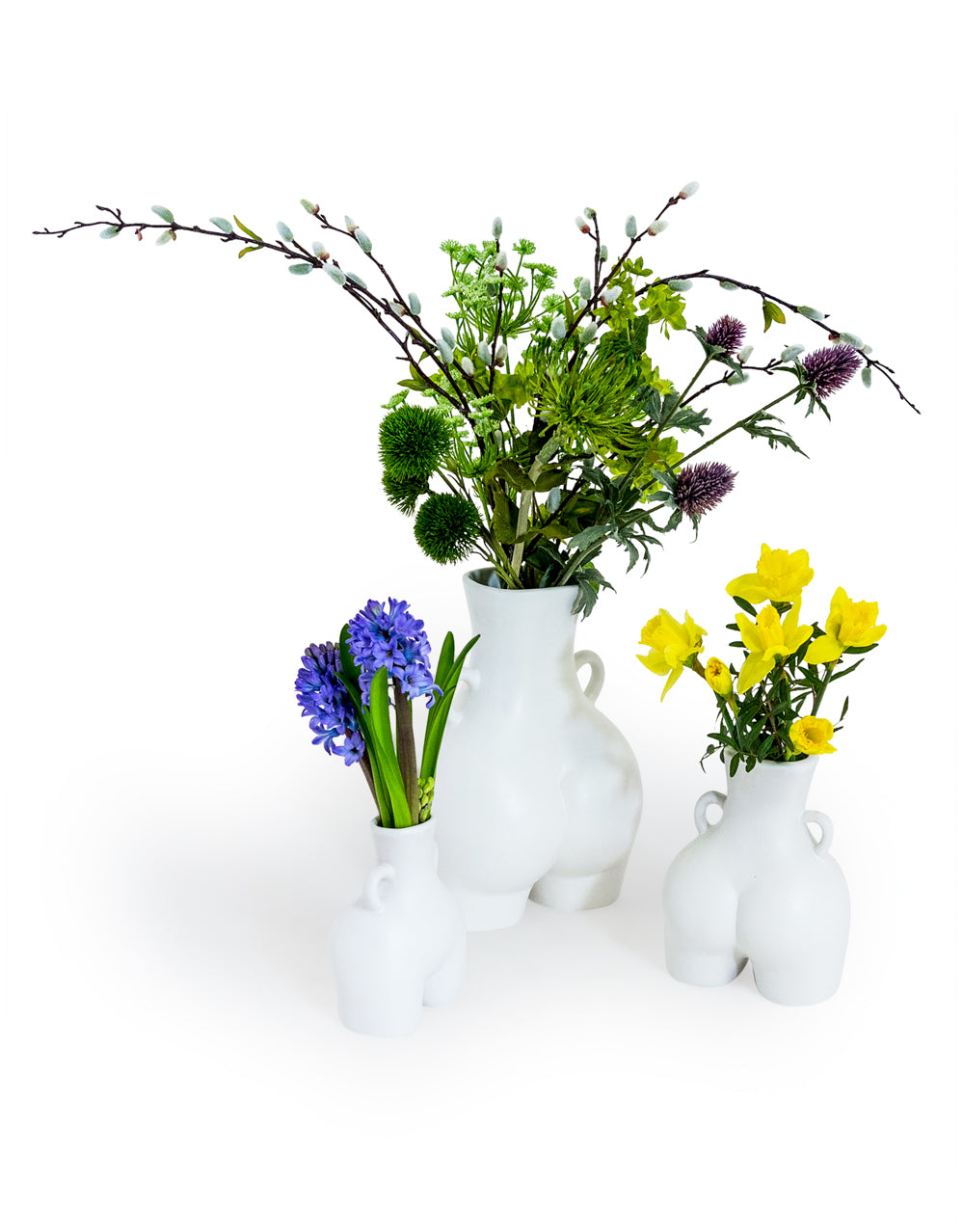 Matt White Small "Love Handles" Booty Vase