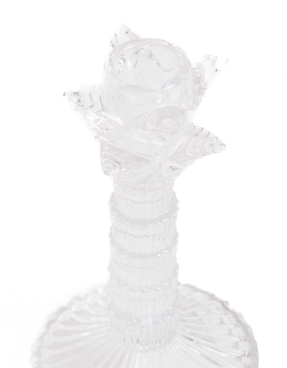 Tropical Glass Candlestick