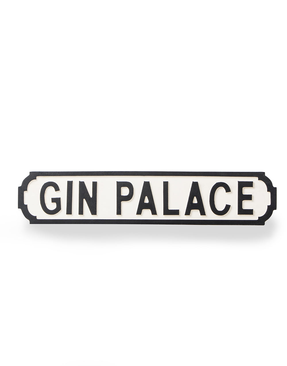 Antiqued Wooden "Gin Palace" Road Sign