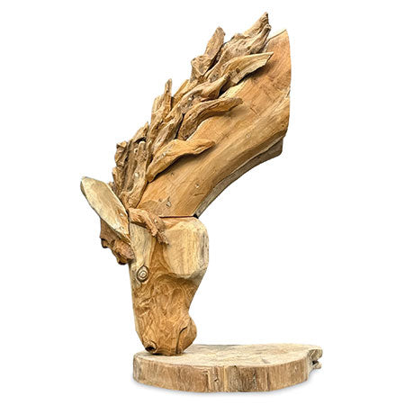 Grazing Horse Head 75 cm