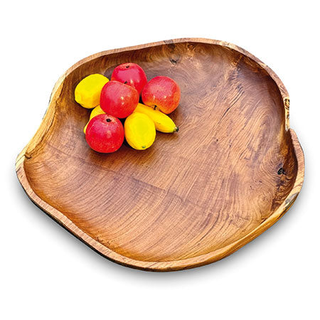 Wooden Rustic Table Bowl Giant 60cm