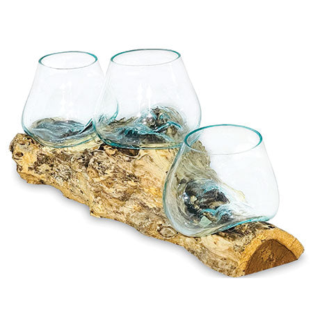 LOW ROOT WITH TRIPLE GLASS BOWL LARGE