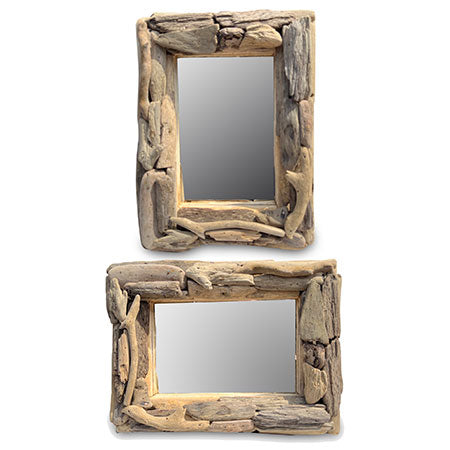 DRIFTWOOD MIRROR 40CM (mini rectangle)