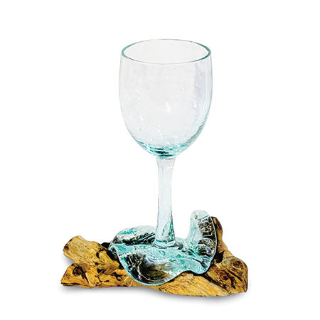 ROOT WITH MOLTEN WINE GLASS