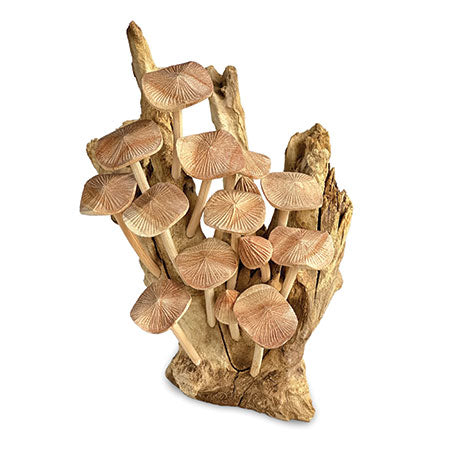 NO 15, MUSHROOM SCULPTURE, 28CM APPROX