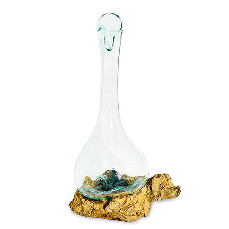 ROOT MOLTEN GLASS GIANT/LARGE DECANTER 55CM