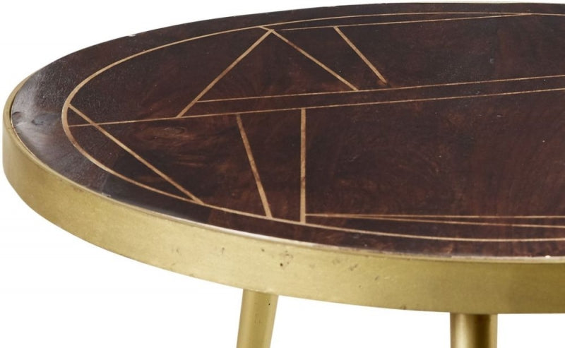 Abstract Round Coffee Table