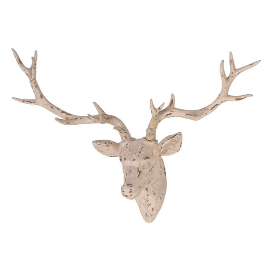Distressed Deer Head Ornament