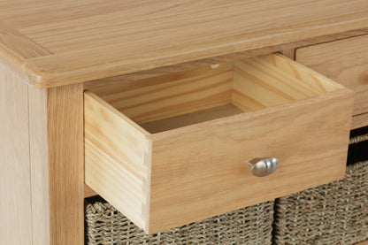 Guildford 2 Drawer 4 Basket Unit