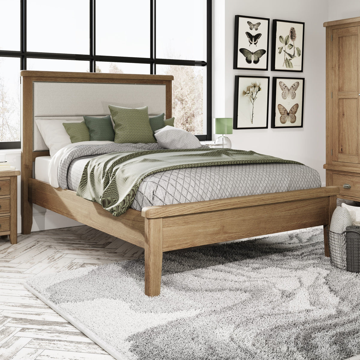 Horner Fabric Headboard Beds