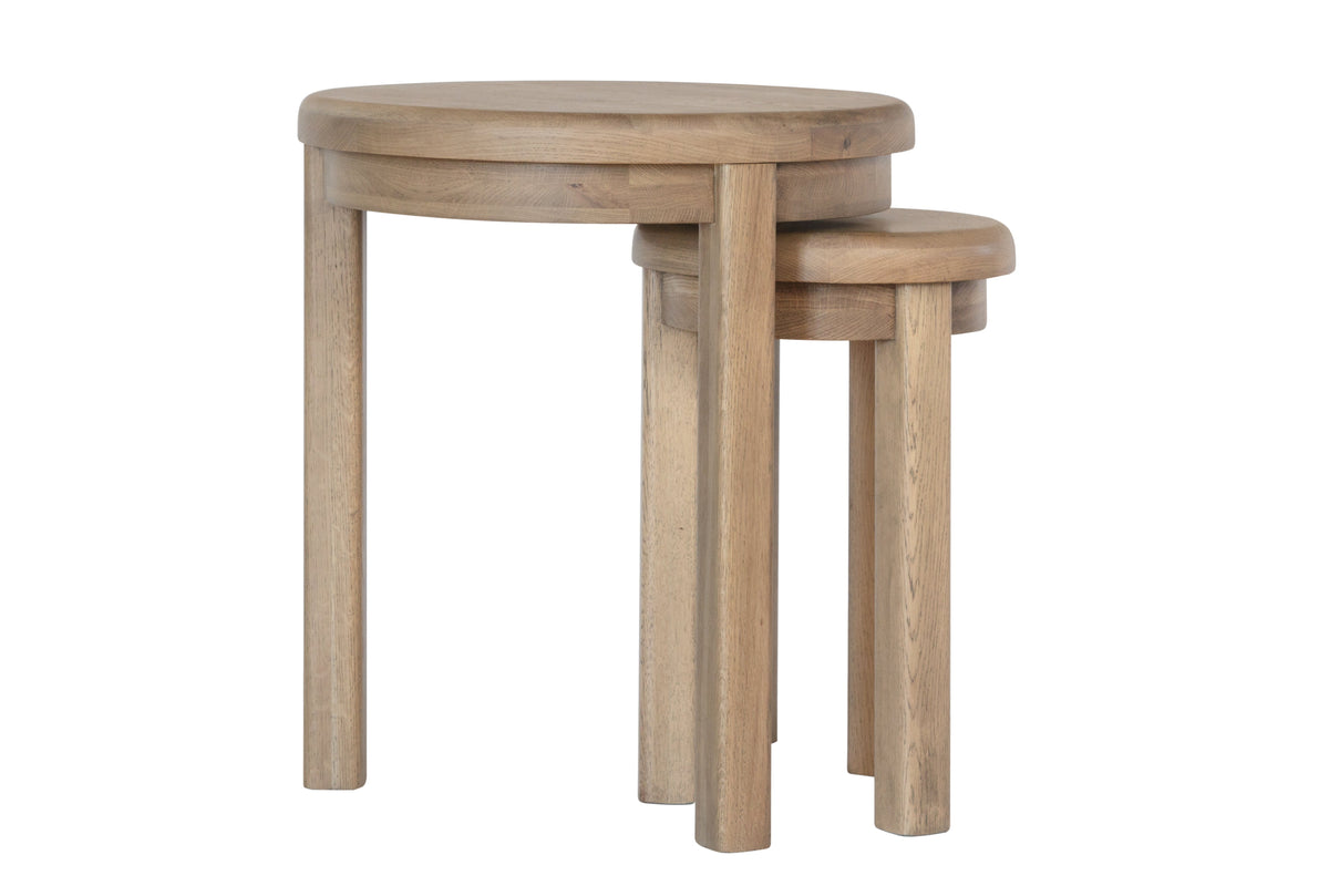 Horner Round Nest of 2 Tables