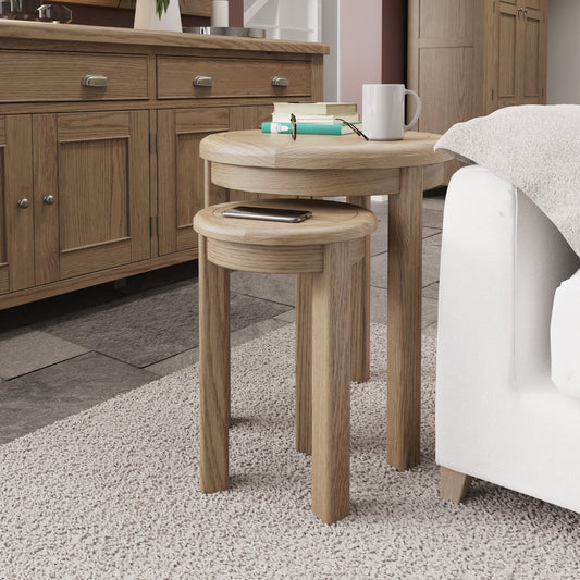 Horner Round Nest of 2 Tables