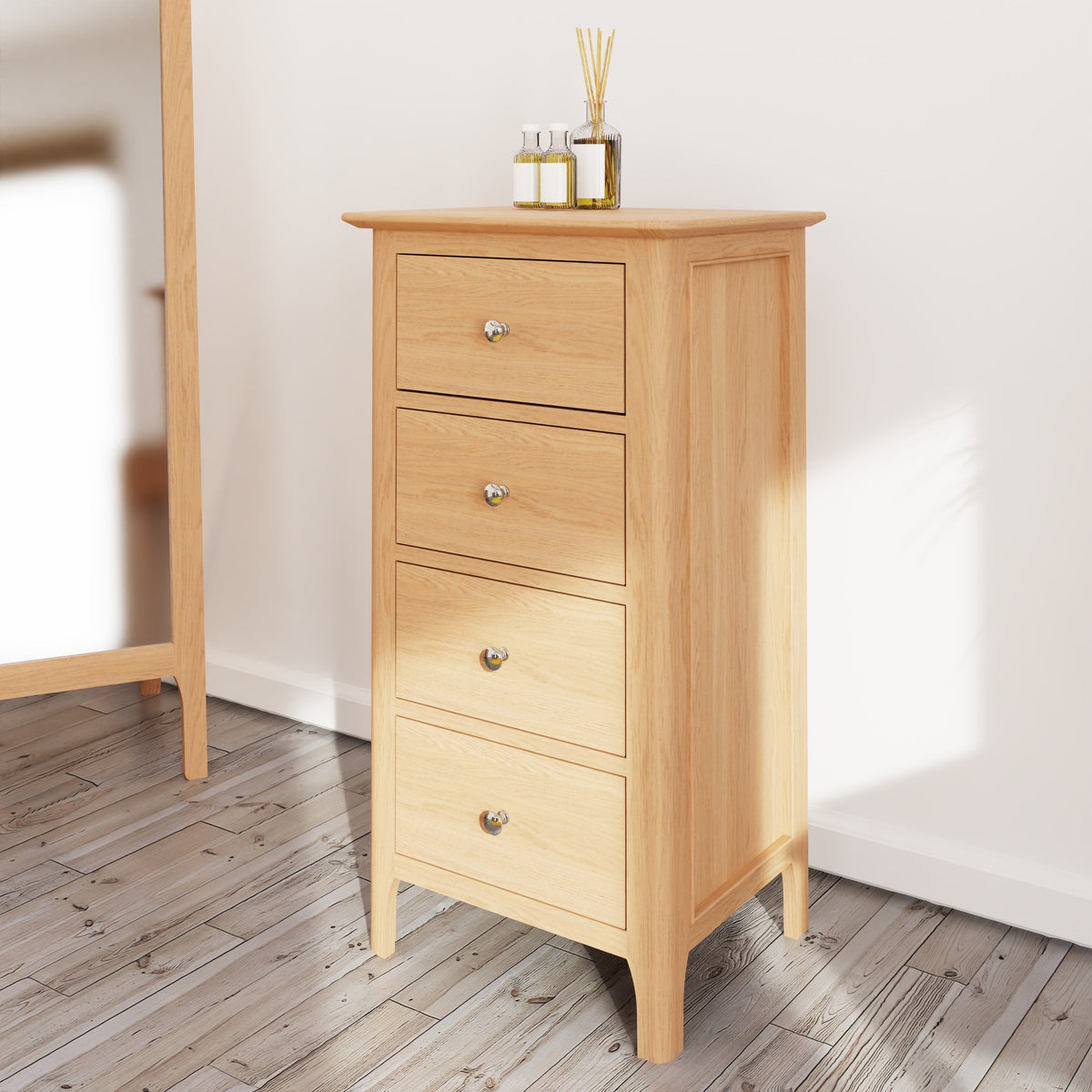 Newton 4 Drawer Narrow Chest